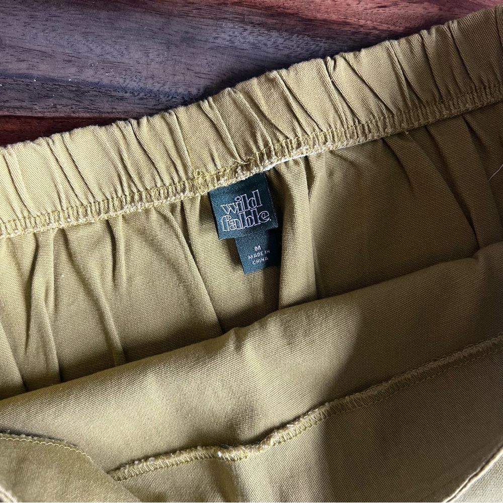 WILD FABLE Olive Green Wrap Skirt - Picture 5 of 5